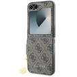 GUESS Telefontok a Samsung Galaxy Z Flip7 FE / Z Flip6, 4G Charms Collection Hardcase, barna