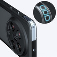 Tok Xiaomi 14 Ultra, Fusion Hybrid, kameravédelemmel, átlátszó / fekete