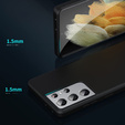 Telefontok a Samsung Galaxy S21 Ultra, Silicone MagSafe, fekete