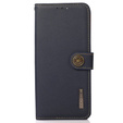 KHAZNEH RFID tok Xiaomi 13T / 13T Pro, Litchi textúra, kék
