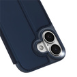 Dux Ducis tok iPhone 17, Skin Pro, pánttal, kártyafoglalattal, tengerészkék színben
