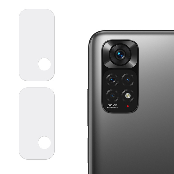 2x ERBORD edzett üveg a kamera számára, hogy Xiaomi Redmi Note 11