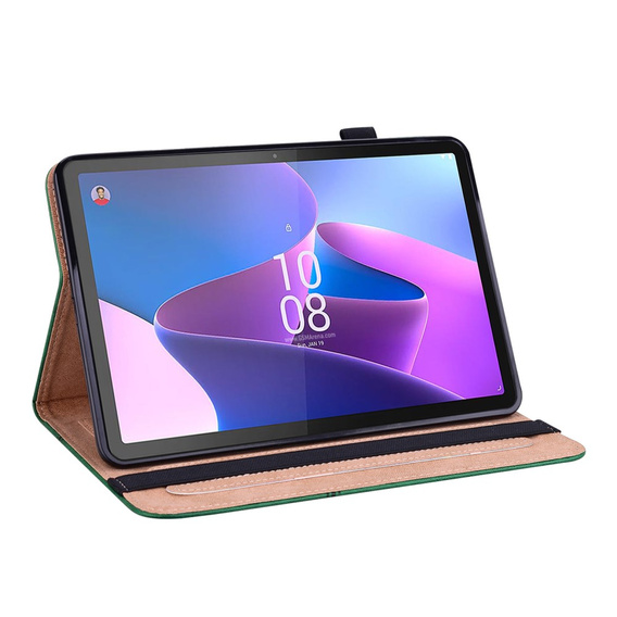 Tok Lenovo Tab P11 Pro Gen 2 TB132FU TB132XU 11.2", Classic, tolltartóval, zöld