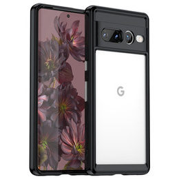 Tok Google Pixel 7 Pro 5G, Fusion Hybrid, kameravédelemmel, átlátszó / fekete