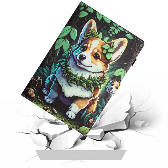 Telefontok a Samsung Galaxy Tab A9+ X210 / X215 / X216B, corgi dog