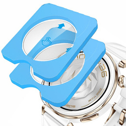 2x ERBORD edzett üveg a Huawei Watch GT 5 Pro 42mm-es órájához, rögzítőkerettel