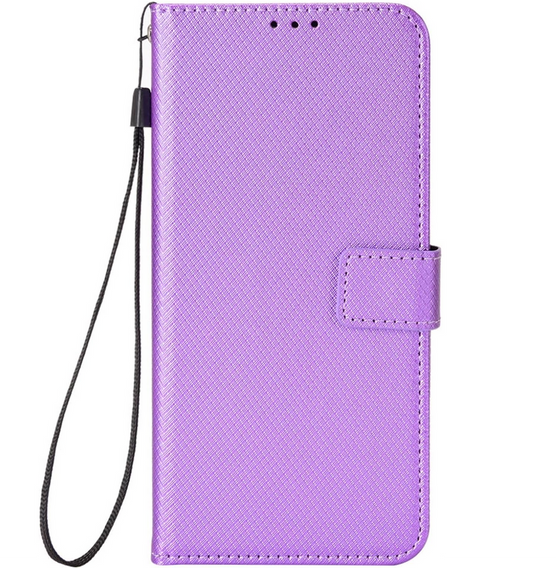 Pattintható tok a Realme 12 Pro 5G / 12 Pro+ 5G, Wallet Smart Magnet, lila