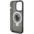 Karl Lagerfeld gyűrűtartó Karl & Choupette MagSafe tok iPhone 15 Pro készülékhez