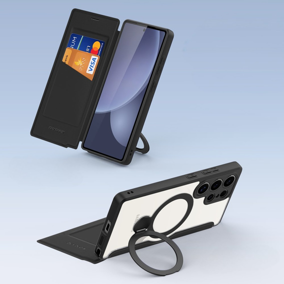 Dux Ducis Telefontok a Samsung Galaxy S25 Ultra, Skin X Pro, MagSafe, fekete