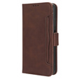 Pattintható tok a Honor Magic 6 Pro 5G, Card Slot, barna