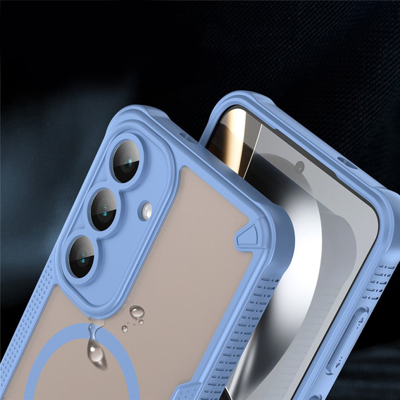 Páncélozott tok Samsung Galaxy S25 FE készülékhez, MagSafe, matt fekete