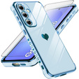 Tok Samsung Galaxy A36, Electro heart, kék + üveg 9H
