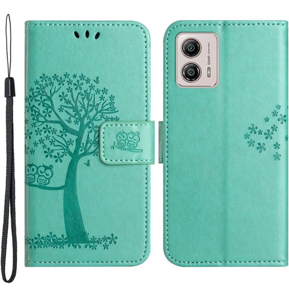 Pattintható tok a Motorola Moto G53 / G23 / G13, tree, zöld