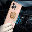 Telefontok a iPhone 14 Pro Max, Electro Ring, világos rózsaszín