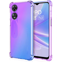 Tok Oppo A78 5G, Gradient Dropproof, Lila / kék