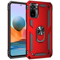 Páncélozott telefontok a Xiaomi Redmi Note 10 / 10S, Nox Case Ring, piros