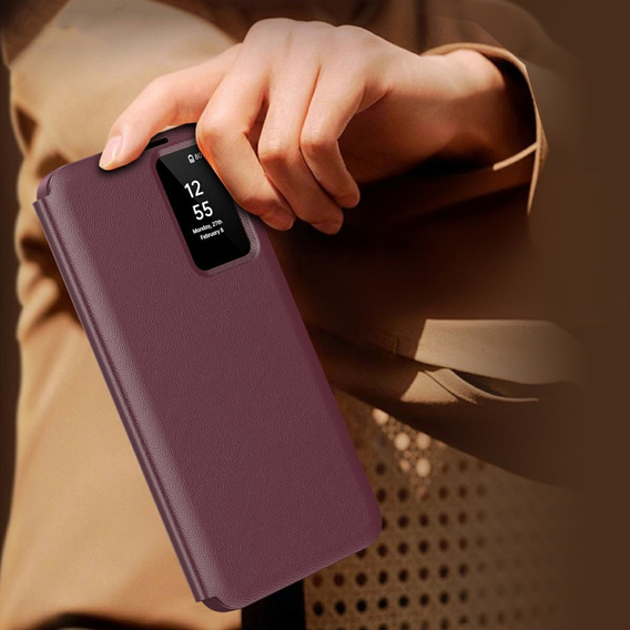 Flip tok Samsung Galaxy A56 5G, Smart View Wallet, bordó