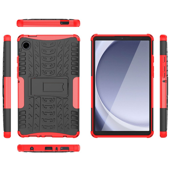 Telefontok a Samsung Galaxy Tab A9, Tire Armor, piros