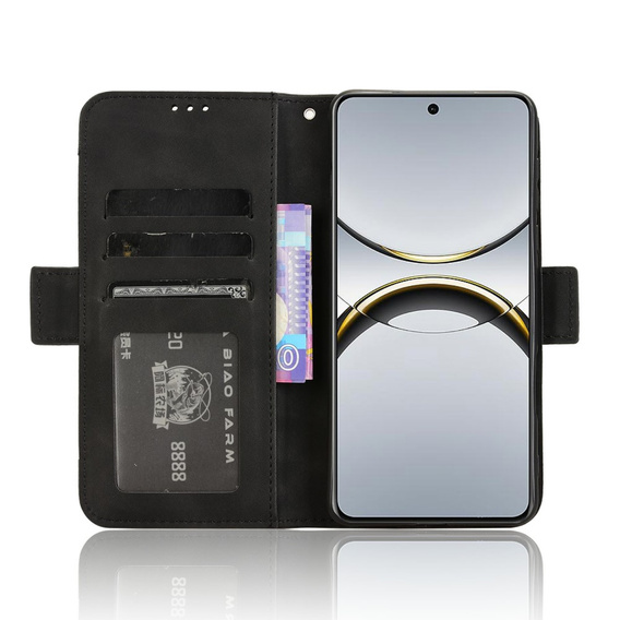 Pattintható tok a Oppo Find X8 Pro, Card Slot, fekete