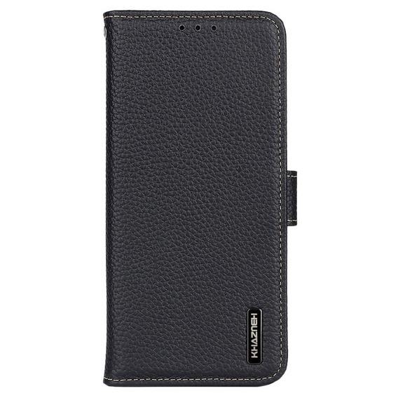 KHAZNEH RFID tok OnePlus 12R, Litchi textúra, fekete