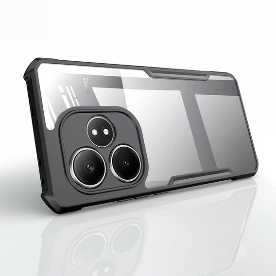 Telefontok a Realme GT 6 / 6T, AntiDrop Hybrid, fekete