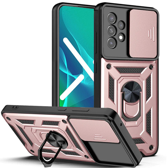 Telefontok a Samsung Galaxy A13 4G, CamShield Slide, rózsaszín rose gold