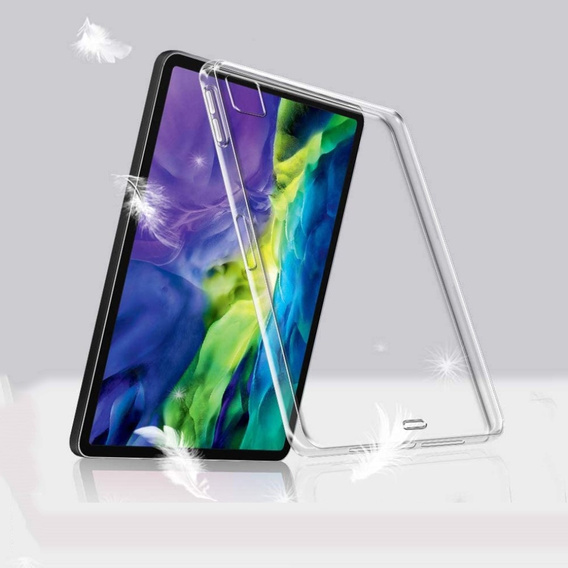 Tok iPad Pro 12.9 2022 / 2021 / 2020 / 2018 készülékhez, szilikon, átlátszó