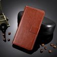 Pattintható tok a Oppo A78 4G, Crazy Horse Wallet, barna