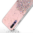 Telefontok a Huawei P20 Pro, Glittery, rózsaszín