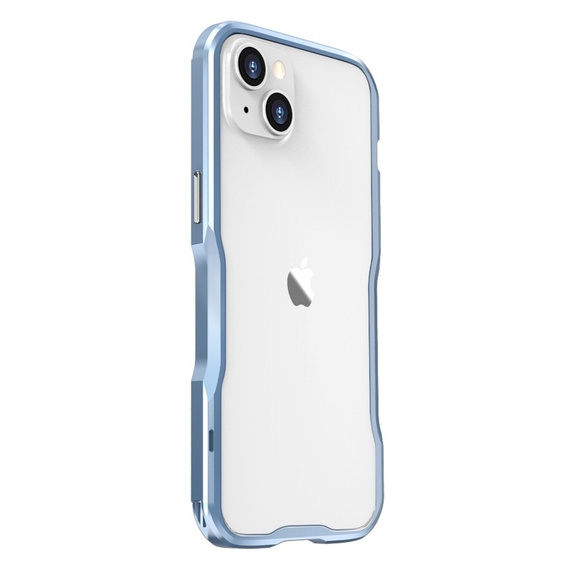 Teletok LUPHIE iPhone 14 Plus-hoz, Armor Bumper, kék