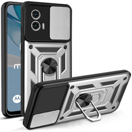 Telefontok a Motorola Moto G53 5G, CamShield Slide, ezüst