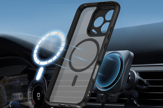 Tok Honor 400 Lite-hoz, MagSafe, ERBORD Matt Case, fekete