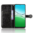Flap tok Oppo A5 5G / A5m, Wallet Rhombus, fekete