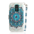 Pattintható tok a Xiaomi Redmi Note 9, Wallet, Mandala Flower