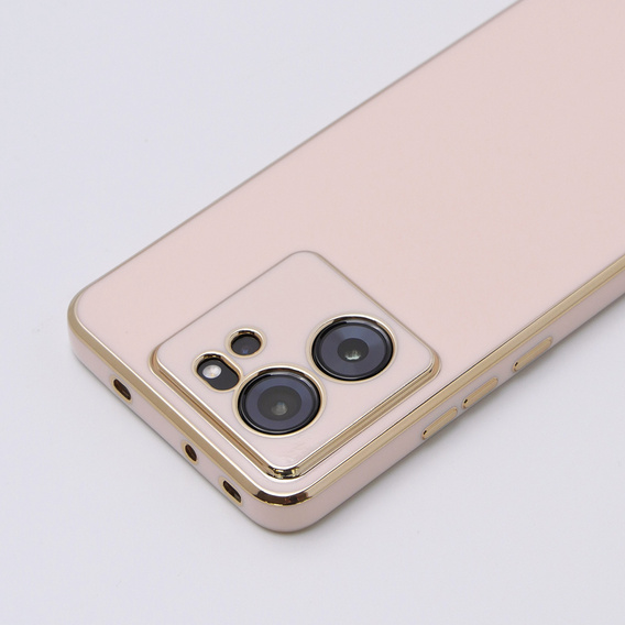 Tojás Xiaomi 13T / 13T Pro, Glamour CamShield, rózsaszín rose gold