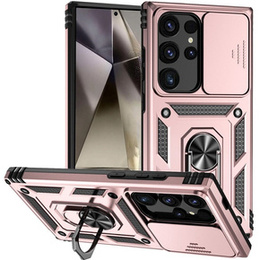 Telefontok a Samsung Galaxy S24 Ultra, CamShield Slide, rózsaszín rose goldezüst