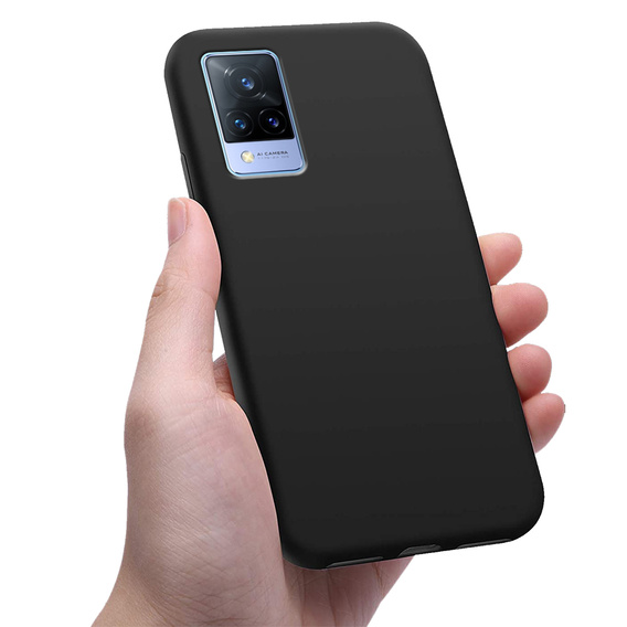 Vékony tok a Vivo V21 5G, Slim, fekete