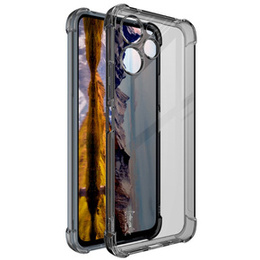 IMAK Telefontok a Xiaomi Redmi 12 4G, Dropproof, átlátszó / fekete