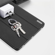 Tok Samsung Galaxy Tab S9+ 12.4"-hoz, Dux Ducis Domo, fekete
