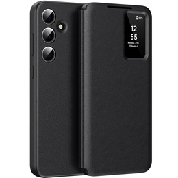 Flip tok Samsung Galaxy S25, Smart View Wallet, fekete