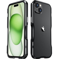 Teletok LUPHIE iPhone 15-hoz, Armor Bumper, fekete