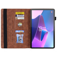 Tok Lenovo Tab P11 Pro Gen 2 TB132FU TB132XU 11.2", Classic, tolltartóval, barna