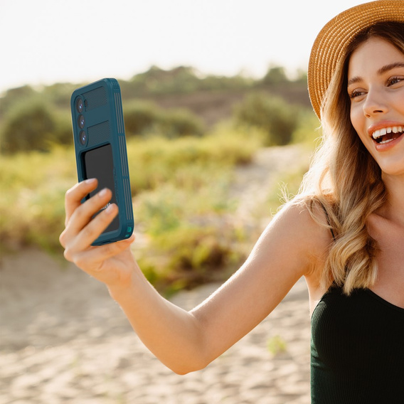 IP68 vízálló tok a Samsung Galaxy S23 Plus, zöld