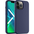 Telefontok a iPhone 14 Pro Max, Silicone Lite, sötétkék