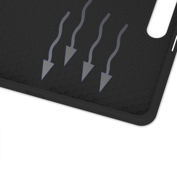 Tok Samsung Galaxy Tab S10+ Plus, Smartcase tolltartóval, fekete