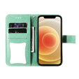 Pattintható tok a Oppo Reno5 Z / A94 / A95 5G, Mandala, zöld
