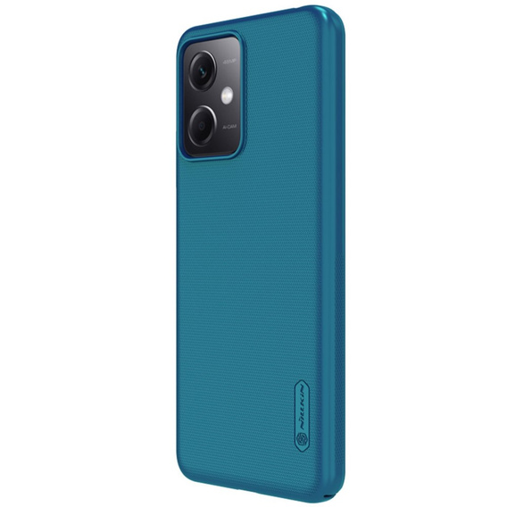 NILLKIN tok Xiaomi Redmi Note 12 5G / POCO X5 5G, Super Frosted Shield Case, kék