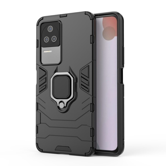 Telefontok a Xiaomi Poco F4 5G, Kickstand Ring, fekete