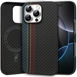 Tok iPhone 16 Pro hoz, Aramid Fiber MagSafe, fekete