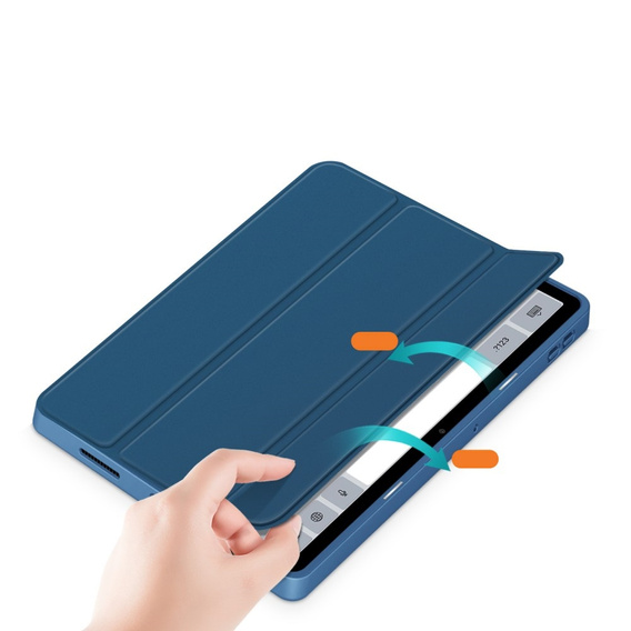 Tok Xiaomi Redmi Pad SE 11", Smartcase Hybrid, tolltartó résszel, kék